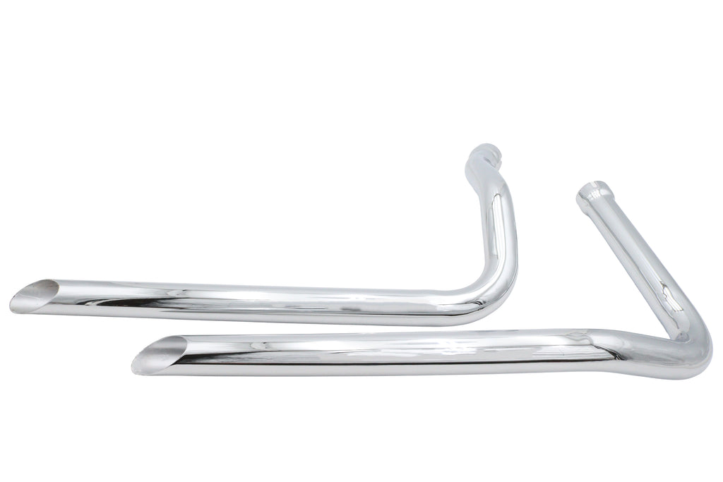 Ultima Panhead Exhaust Drag Pipe Set Slash Cut
