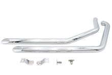 Load image into Gallery viewer, Ultima Chrome Drag Pipe Set Slash Cut