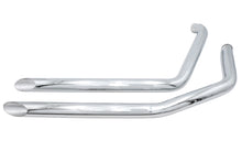 Load image into Gallery viewer, Ultima Chrome Drag Pipe Set Slash Cut