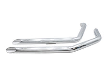 Load image into Gallery viewer, Ultima Chrome Drag Pipe Set Slash Cut