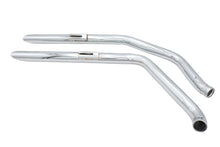 Load image into Gallery viewer, Ultima Chrome Drag Pipe Set Slash Cut