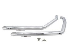 Load image into Gallery viewer, Ultima Chrome Drag Pipe Set Slash Cut