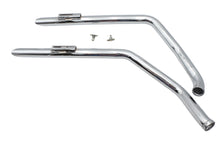 Load image into Gallery viewer, Ultima Chrome Drag Pipe Set Slash Cut