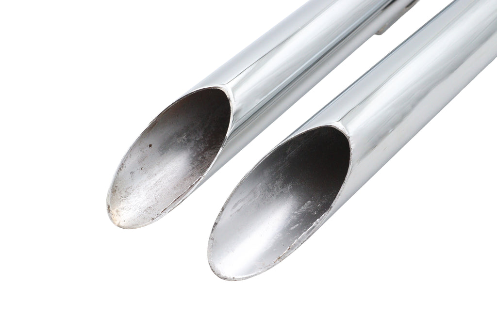 Ultima Exhaust 1-3/4 inch Drag Pipe Set Slash Cut Ends