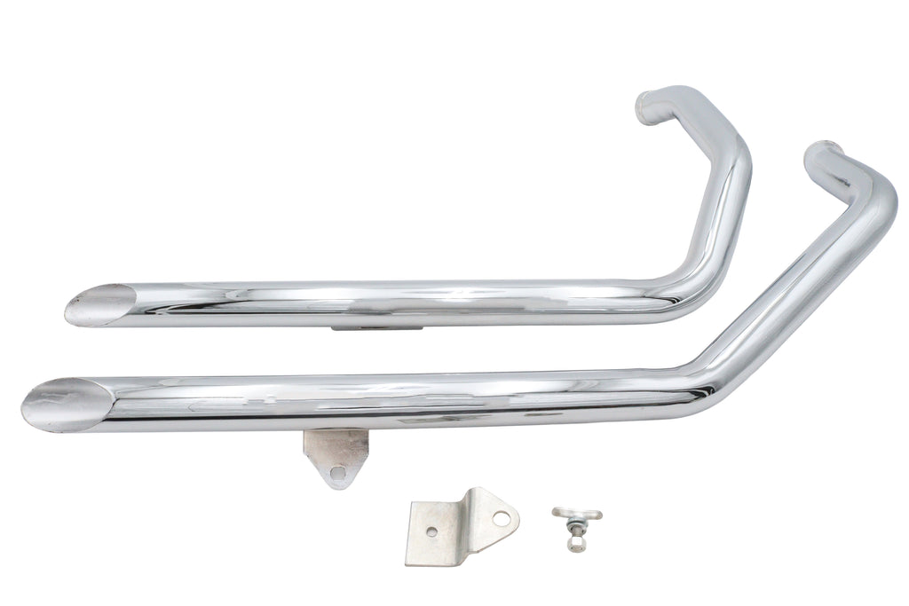 Ultima Exhaust 1-3/4 inch Drag Pipe Set Slash Cut Ends