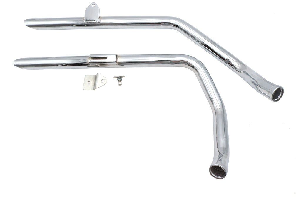 Ultima Exhaust 1-3/4 inch Drag Pipe Set Slash Cut Ends