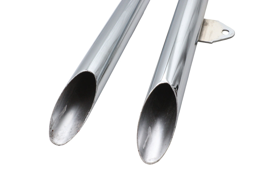 Ultima Exhaust 1-3/4 inch Drag Pipe Set Slash Cut Ends