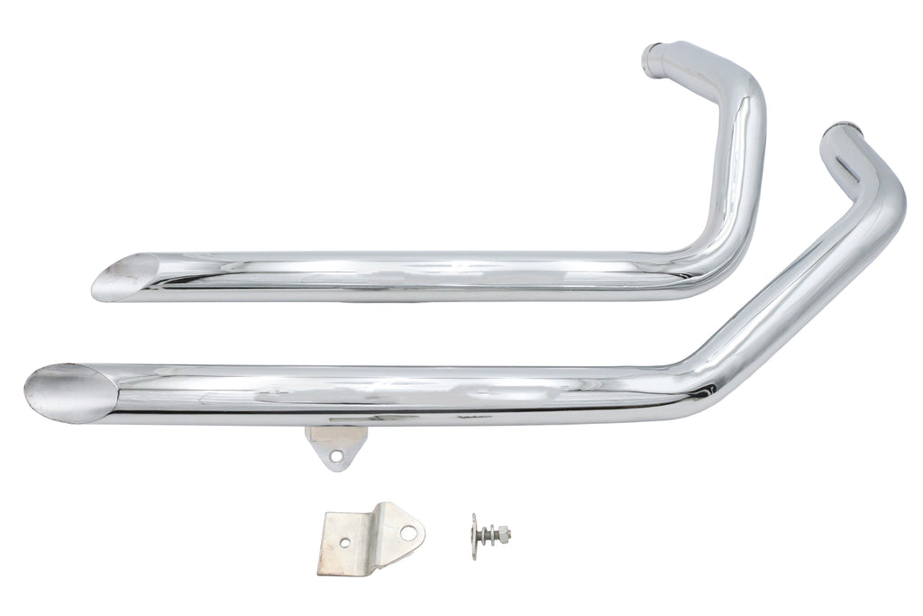 Ultima Exhaust 2 inch Drag Pipe Set Slash Cut Ends