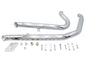Big Growl Down N Outs Exhaust Pipe Set Chrome