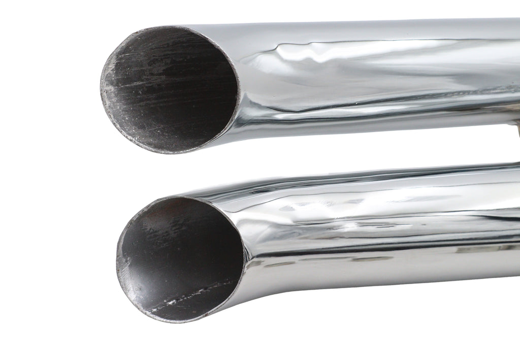 Big Growl Down N Outs Exhaust Pipe Set Chrome