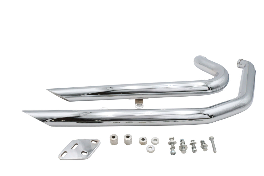 Big Growl Sharp Shooters Exhaust Pipe Set Chrome