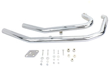 Load image into Gallery viewer, Big Growl Long Barrels Exhaust Pipe Set Chrome