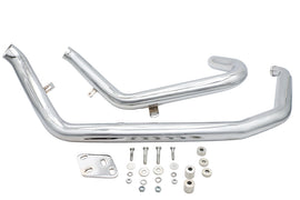 Big Growl Upswept Up 'n Outs Exhaust Pipe Set Chrome