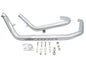 Big Growl Upswept Up 'n Outs Exhaust Pipe Set Chrome