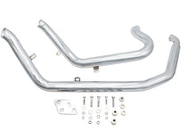 Load image into Gallery viewer, Big Growl Upswept Up 'n Outs Exhaust Pipe Set Chrome