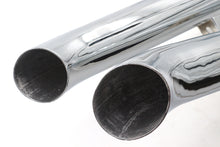 Load image into Gallery viewer, Big Growl Upswept Up 'n Outs Exhaust Pipe Set Chrome
