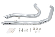 Load image into Gallery viewer, Big Growl Short Shooters Exhaust Pipe Set Chrome
