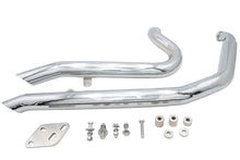 Load image into Gallery viewer, Big Growl Short Shooters Exhaust Pipe Set Chrome