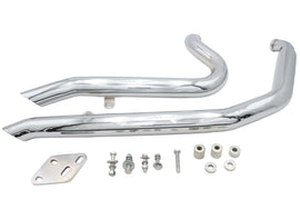 Big Growl Short Shooters Exhaust Pipe Set Chrome