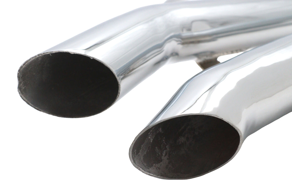Big Growl Short Shooters Exhaust Pipe Set Chrome