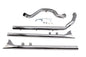 Factory Sample True Dual Header with Fishtails Chrome