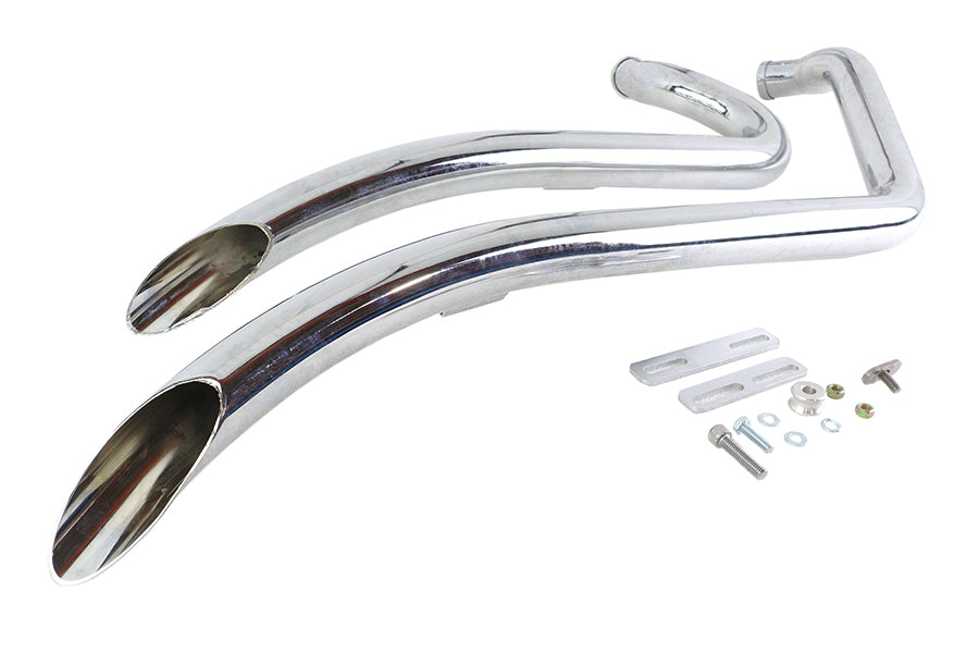 Wyatt Gatling Smooth Radius Pipe Set Chrome