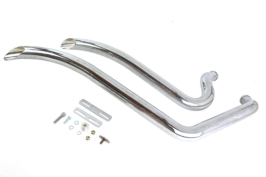 Wyatt Gatling Smooth Radius Pipe Set Chrome