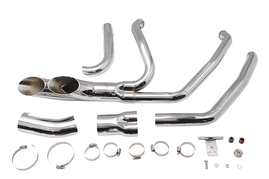 Wyatt Gatling Afterburner Exhaust System Chrome