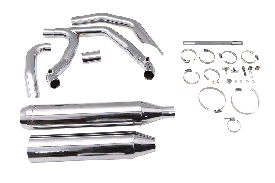 Wyatt Gatling Super Sport Exhaust System Chrome