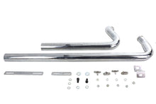 Load image into Gallery viewer, Exhaust Drag Pipe Set Chrome Shotgun Style