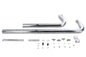 Exhaust Drag Pipe Set Chrome Shotgun Style