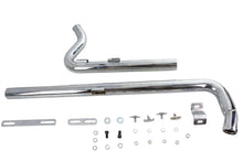 Load image into Gallery viewer, Exhaust Drag Pipe Set Chrome Shotgun Style