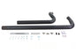 Exhaust Drag Pipe Set Black Shotgun Style