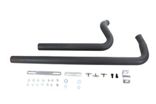 Load image into Gallery viewer, Exhaust Drag Pipe Set Black Shotgun Style