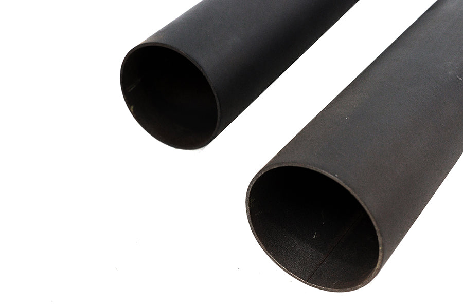 Exhaust Drag Pipe Set Black Shotgun Style