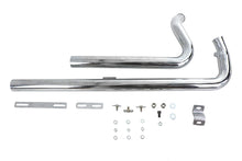 Load image into Gallery viewer, Exhaust Drag Pipe Set Chrome Shotgun Style