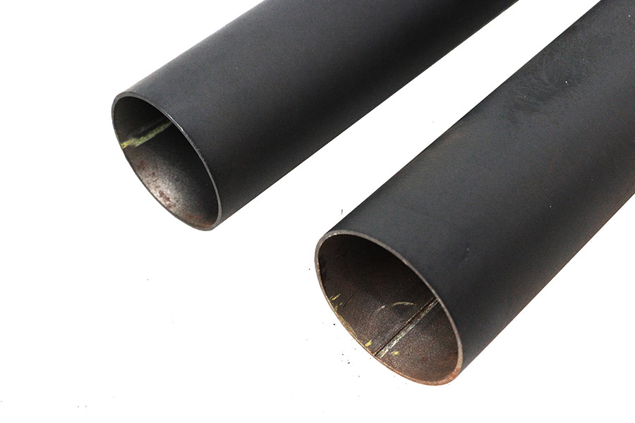 Exhaust Drag Pipe Set Black Shotgun Style