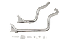 Load image into Gallery viewer, XL Staggered Fishtail Exhaust System Chrome