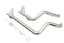 Load image into Gallery viewer, XL Staggered Fishtail Exhaust System Chrome