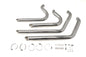 Exhaust Drag Pipe Set Short Shots Chrome