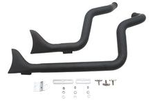 Load image into Gallery viewer, XL Staggered Fishtail Exhaust System Black