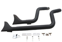 Load image into Gallery viewer, XL Staggered Fishtail Exhaust System Black