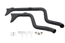 Load image into Gallery viewer, XL Staggered Fishtail Exhaust System Black