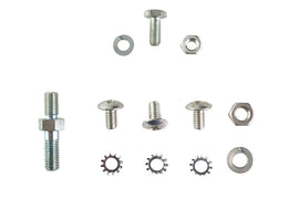 Colony Fuel & Air System Air Cleaner Support Bracket Mount Stud Kit, image of metal studs and mounting hardware.