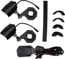 Load image into Gallery viewer, Dual Switchback Led Lights Black Wired Remote Pr