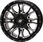 Fusion Dd Wheel  14x7 5+2 4/137 & 4/156 Gloss Blk/Mach