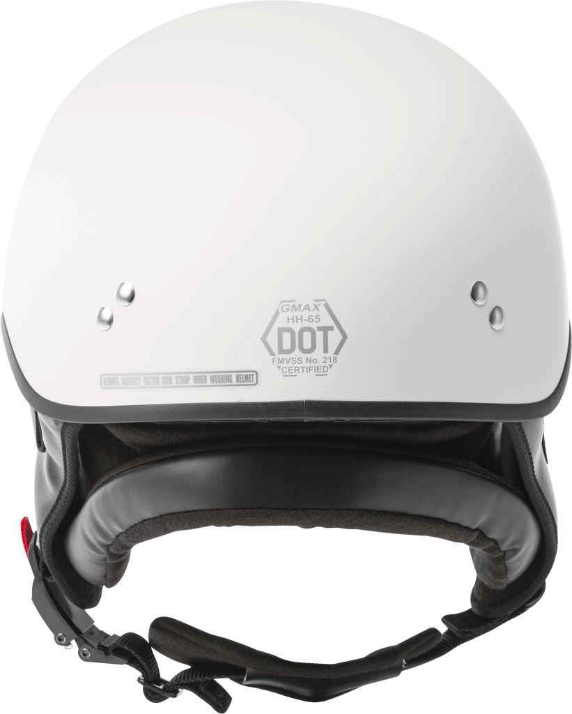 Hh 65 Half Helmet Full Dressed Matte White Sm