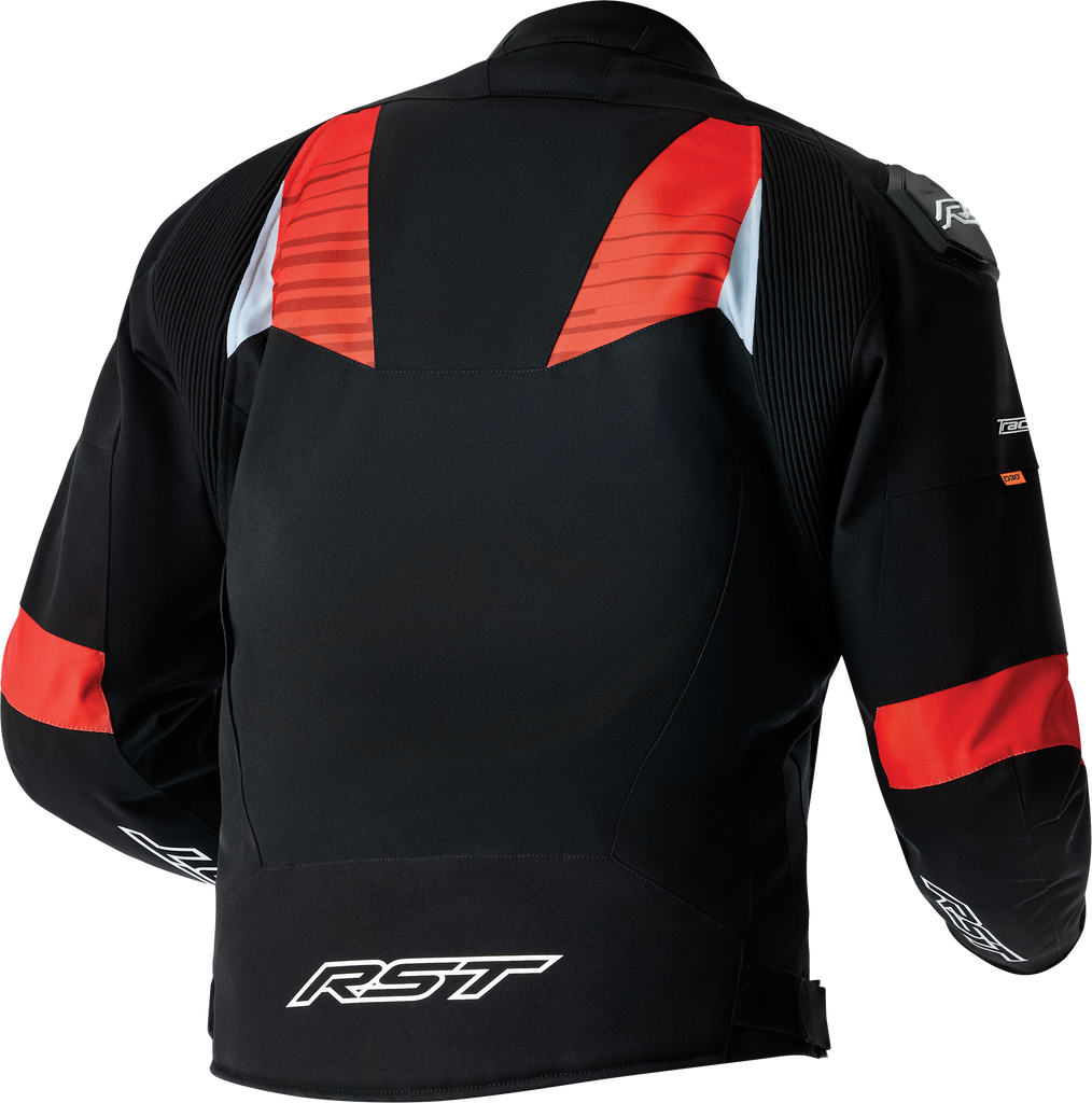 Tractech Evo D3o Jacket Black/Flo Red Textile 2x