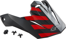Load image into Gallery viewer, Visor W/Screws Fame Mx 86 Matte Black/Red/Silver