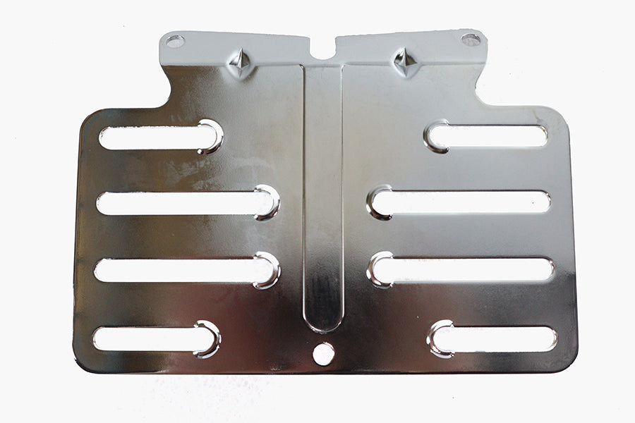 License Backing Plate Chrome